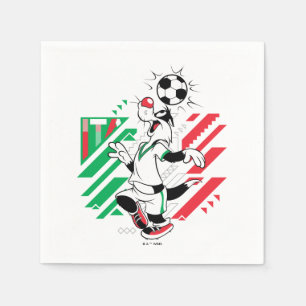 Servilleta De Papel Equipo de Italia de fútbol gráfico de SYLVESTER™