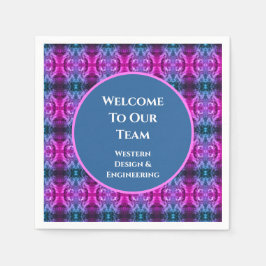 Servilleta De Papel Equipo de negocios Bright Kaleidoscope de bienveni