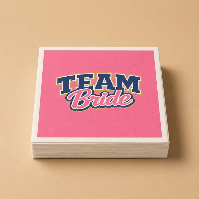 Servilleta De Papel Equipo de Novia Fiesta de Boda Audaz (Subido por el creador)
