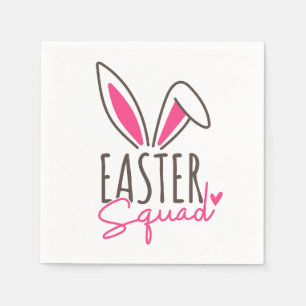Servilleta De Papel Equipo Familiar de Pascua a Juego