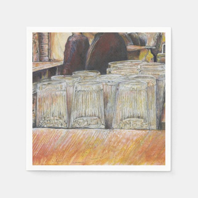 Servilleta De Papel Equivalente luminoso de emociones apasionadas (Anverso)