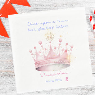 Servilleta De Papel Érase una vez el cumpleaños de la princesa