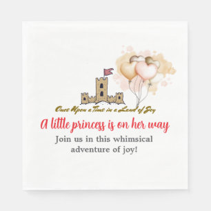 Servilleta De Papel Érase una Vez en una Tierra de Alegría