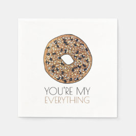 Servilleta De Papel Eres mi amor por la comida de desayuno de todo Bag