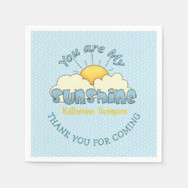 Servilleta De Papel Eres Mi Ducha Bebé Sunshine