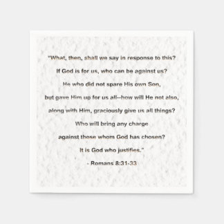 Servilleta De Papel Es Dios quien justifica el cristianismo