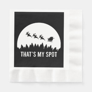 Servilleta De Papel Es gracioso que sea mi sesión de Navidad en Sleigh