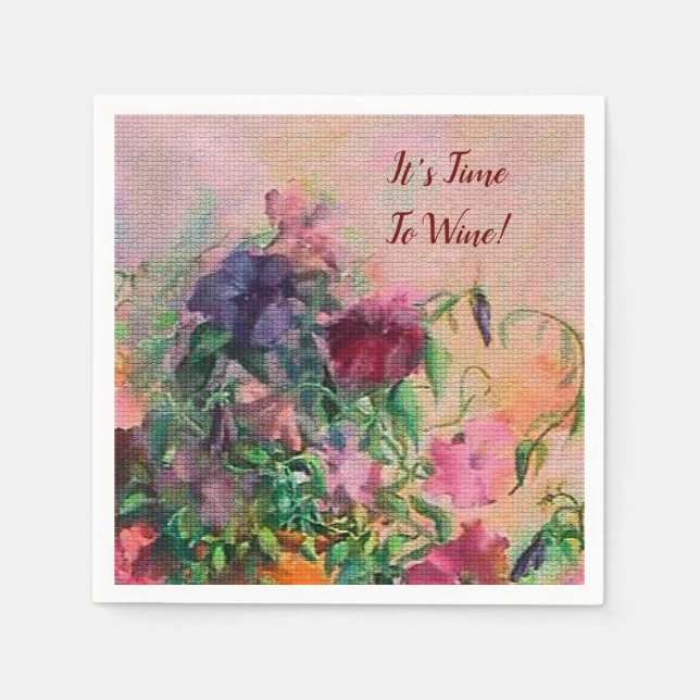 Servilleta De Papel Es hora de lavar toallas (Anverso)