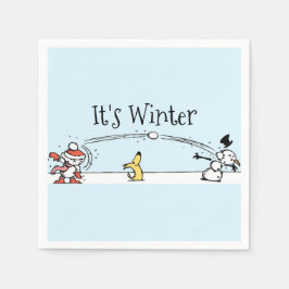 Servilleta De Papel Es invierno