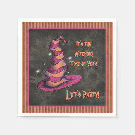 Servilleta De Papel Es la época de la bruja del año Halloween