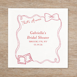 Servilleta De Papel Es más, la ducha de la novia de la pasta desemboca