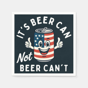 Servilleta De Papel Es que la cerveza no puede ser no divertido beber 