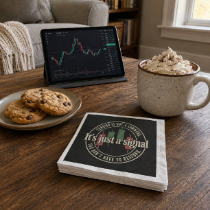 Servilleta De Papel Es solo un diseño de psicología de trading de seña