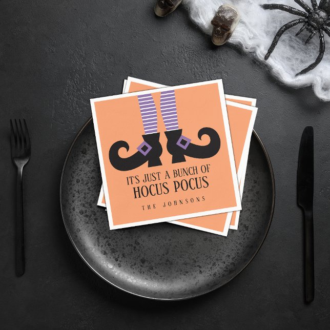 Servilleta De Papel Es solo un montón de Hocus Pocus  (It's Just A Bunch Of Hocus Pocus Napkins)