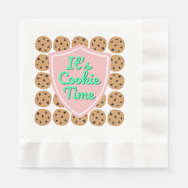 Servilleta De Papel Es tiempo de galletas Troop Beverly Hills (Anverso)