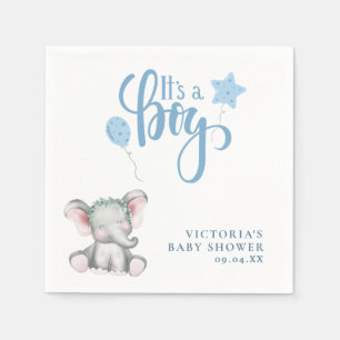 Servilleta De Papel Es un Baby Shower de escritura simple para un niño