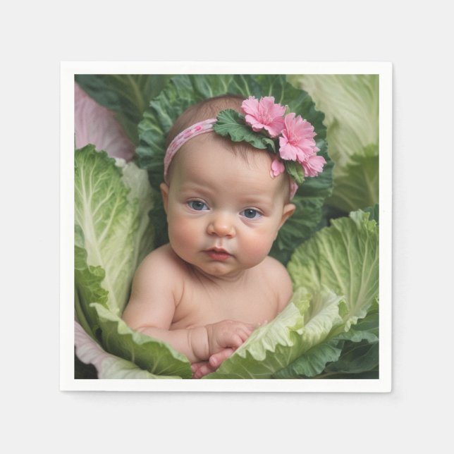 Servilleta De Papel Es un Chica (Anverso)