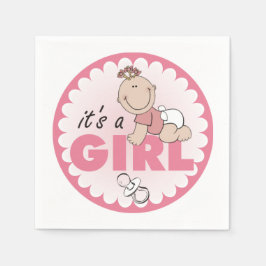 Servilleta De Papel Es un Chica