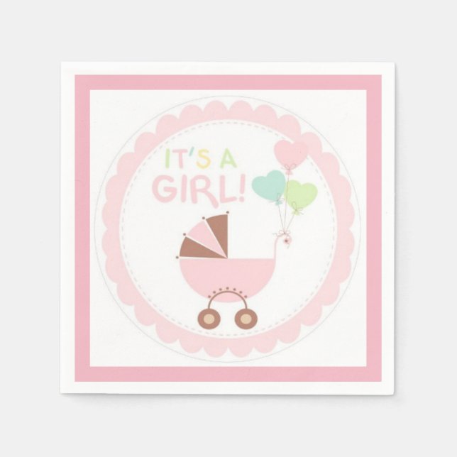 Servilleta De Papel Es un Chica (Anverso)