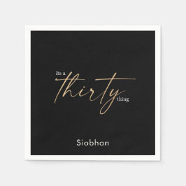 Servilleta De Papel es un elegante de 30 años de 30 de estatura