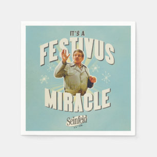 Servilleta De Papel Es un Milagro de Festivus