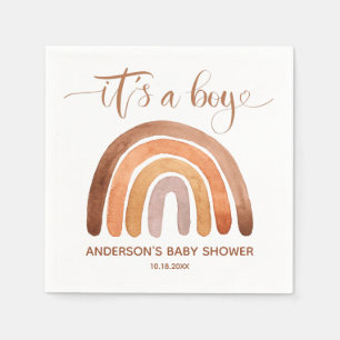 Servilleta De Papel Es un niño - Las toallas de Baby Shower del arcoi