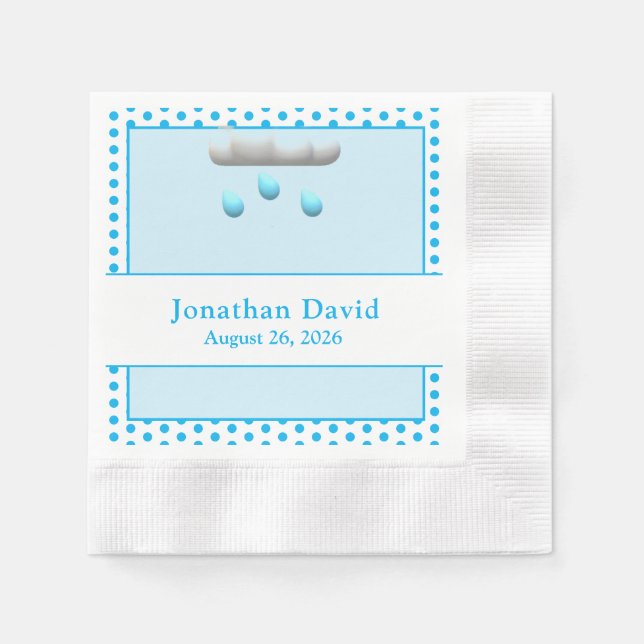 Servilleta De Papel Es un Personalizable de niños Baby Shower (Anverso)