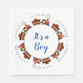 Servilleta De Papel Es un tren de juguetes