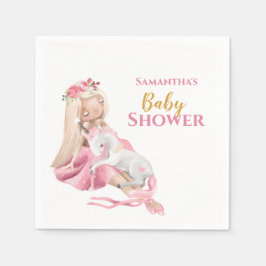 Servilleta De Papel Es una Chica hermosa Ballerina Baby Shower