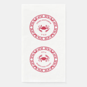 SERVILLETA DE PAPEL ES UNA COSA DE MARYLAND (CRABS)
