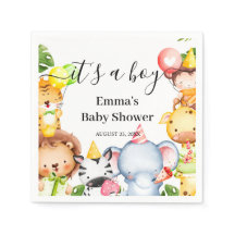 Es una selva de safari de animales Baby Shower par