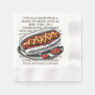 Servilleta De Papel Esbozo Hotdog De CallisC Arts ⭐ ⭐ ⭐ ⭐ ⭐