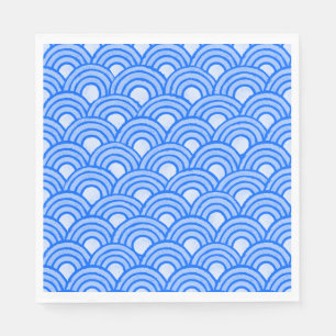 Servilleta de papel Escamas Cerúleas