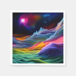 Servilleta De Papel Escape del espacio de fantasía