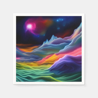 Servilleta De Papel Escape del espacio de fantasía