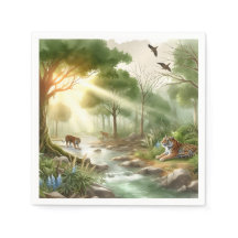 Escena natural de los tigres