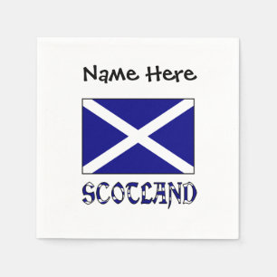 Servilleta De Papel Escocia Escocés Bandera de la Cruz de San Andrés P