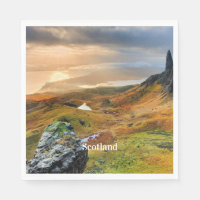 Escocia, hermoso paisaje montañoso,
