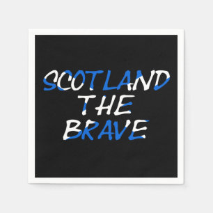 Servilleta De Papel Escocia: La valentía sobre el pncnt de la bandera