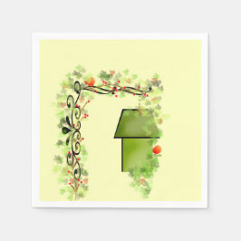 Servilleta De Papel Escondiéndose en las servilletas de papel de marfi