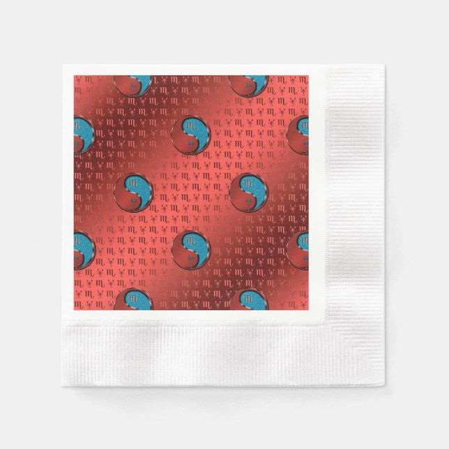 Servilleta De Papel Escorpio (Anverso)