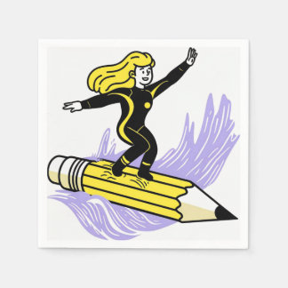 Servilleta De Papel escribir con sus pensamientos