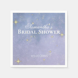 Servilleta De Papel Escrito en Stars Bridal Shower