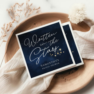 Servilleta De Papel Escrito en Stars Bridal Shower