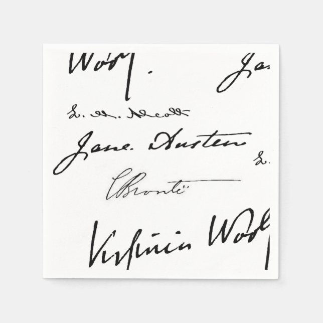 Servilleta De Papel Escritoras (Anverso)