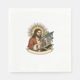 Servilleta De Papel Escritorio de pie Jesus roto atascado a mitad de c