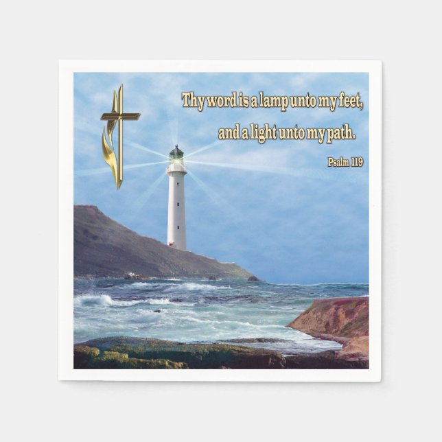 Servilleta De Papel Escritura cristiana (Anverso)