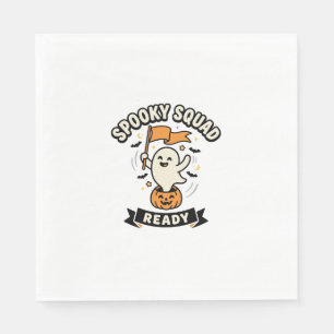 Servilleta De Papel Escuadrón de Fantasmas de Halloween