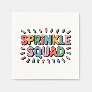 Servilleta De Papel Escuadrón de rociadores   Bebé Sprinkle