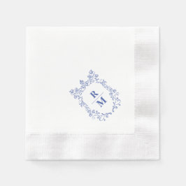 Servilleta De Papel Escudo boda personalizado Monograma Papel Napkin